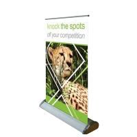 China supplier mini desktop roll up retractable banner A4 A3 display stand