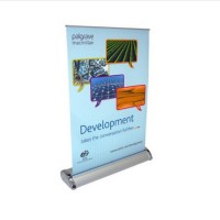 Advertising mini roll up stand A3/A4 size for table roll up banner