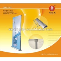 Teardrop roll up stand double sided